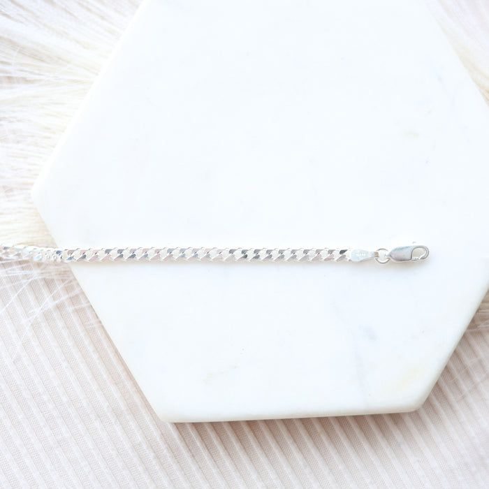 3.25mm 8" Curb Bracelet
