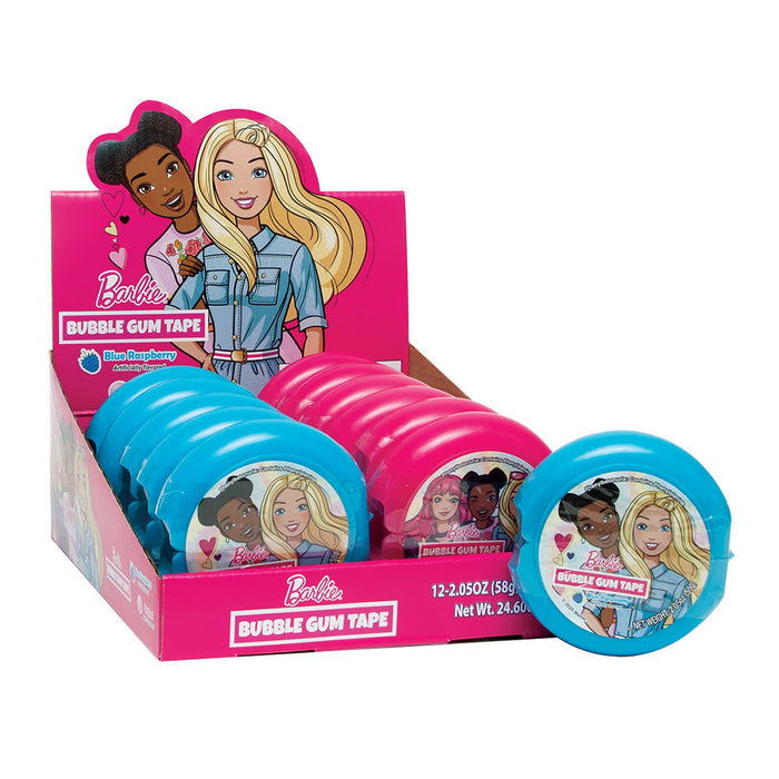 Barbie Bubble Gum Tape - 12 Count