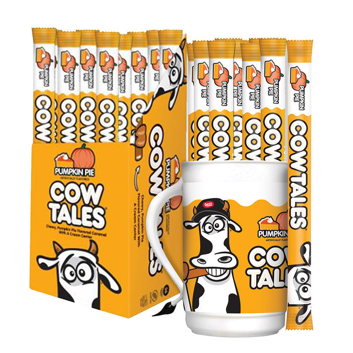 Goetze Pumpkin Pie Cow Tales Candy - 100 Count