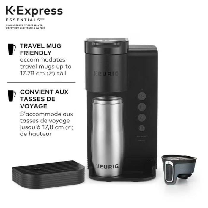 KEURIG 611247389089 K-Express Essentials Single Serve Coffee Maker- Refurbished with Home Essentials Warranty
