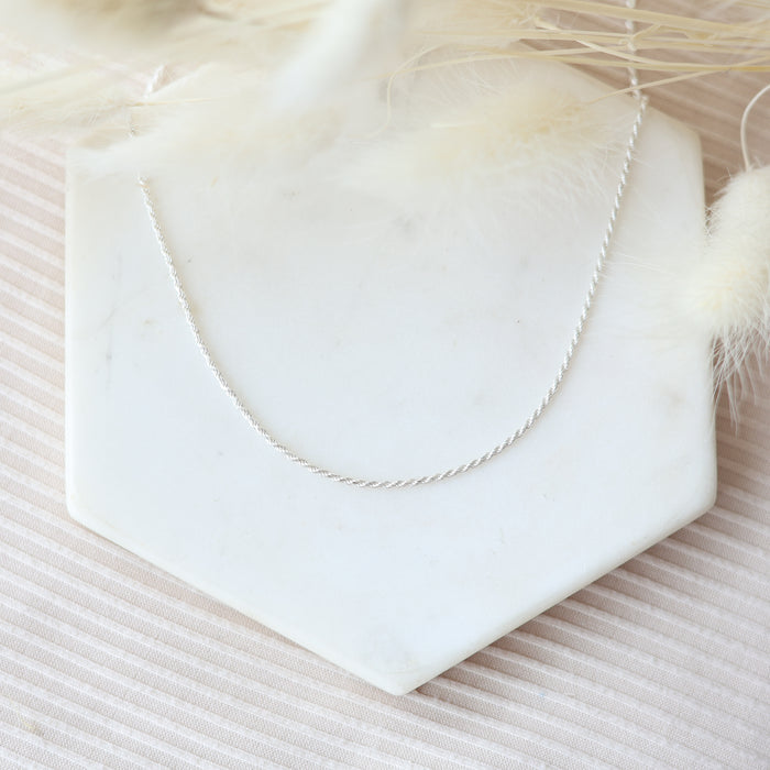 1.25 mm 20" Rope Chain