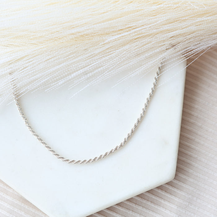 2.00 mm 18" Rope Chain