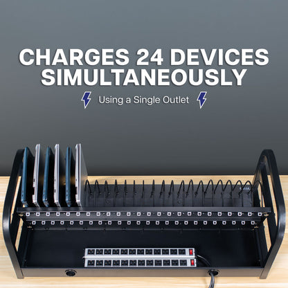 24-Device Open Charging Station