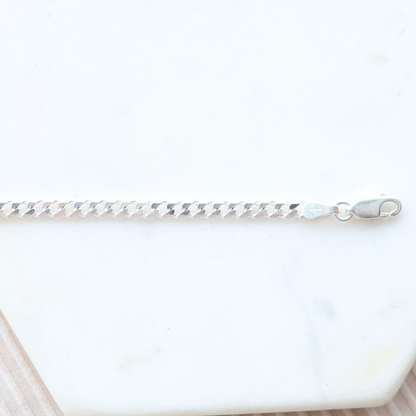 3.25mm 8" Curb Bracelet