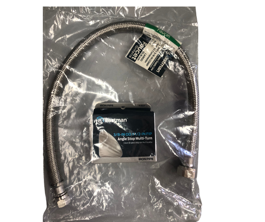 Angle Valve 20 inces complete Stainless Steel - EZF033N MEGA