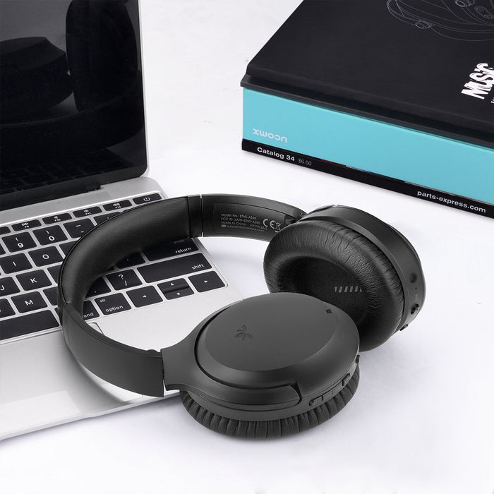 Aria Bluetooth Headphones with Active Noise Cancelling & Detachable Boom Microphone