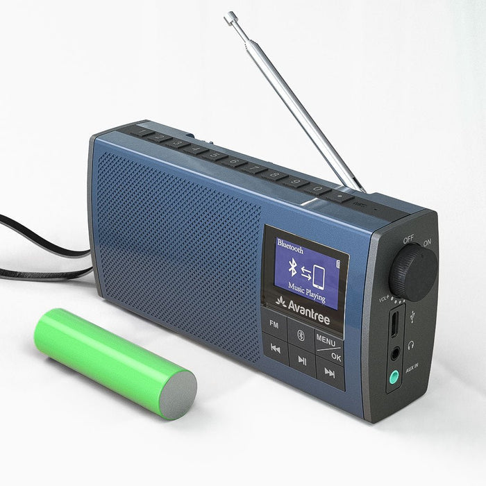 Audikast 4860 Wireless Speakers for TV & FM Radio 2-in-1 for seniors, with voice clarity, low latency, long range, and replaceable battery design.