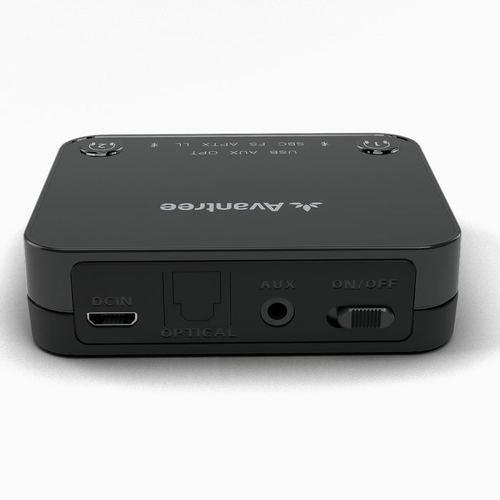 Audikast 4860 Wireless Speakers for TV & FM Radio 2-in-1 for seniors, supports optical and AUX inputs.