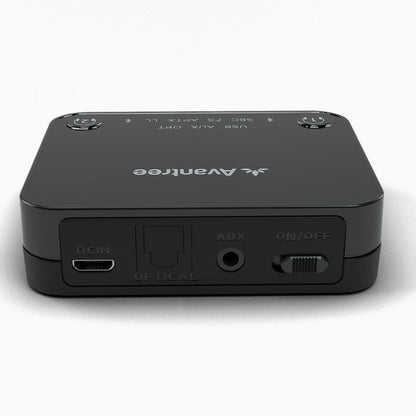 Audikast 4860 Wireless Speakers for TV & FM Radio 2-in-1 for seniors, supports optical and AUX inputs.