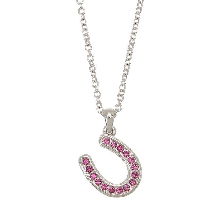 AWST Int'l Horseshoes Necklace w/Colorful Cowboy Hat Box - Breeches.com