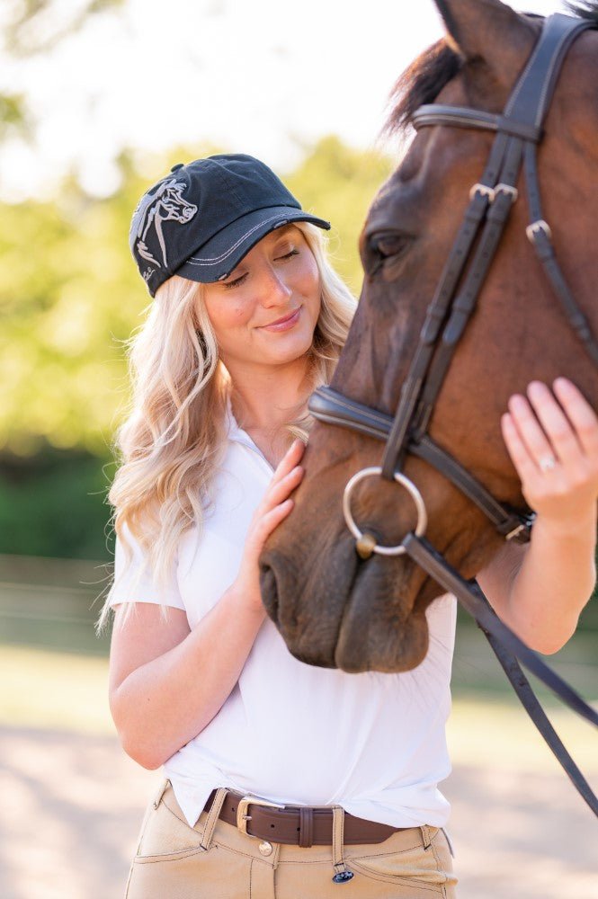 AWST Int'l Lila 3D Horse Head Cap - Breeches.com