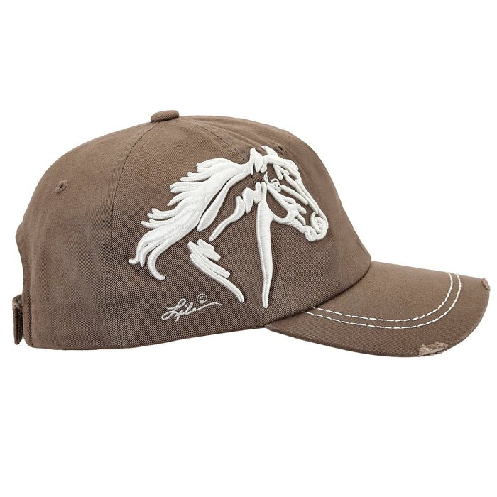 AWST Int'l Lila 3D Horse Head Cap - Breeches.com