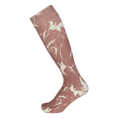 AWST Int'l Lila Linear Horse Socks