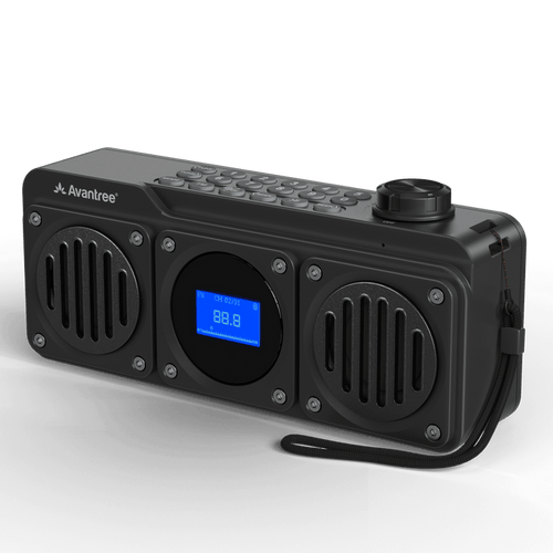 Boombyte Portable Digital FM Radio with Bluetooth Speaker Superb Sound, Metal Finish, MP3 Player, Support Micro SD Card & USB Audio Input, Long Play Time, Rechargeable, Easy to Use