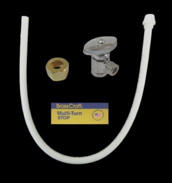 Brass Craft, Angle Valve, Complete with Poly Tube - MISC0061 MEGA
