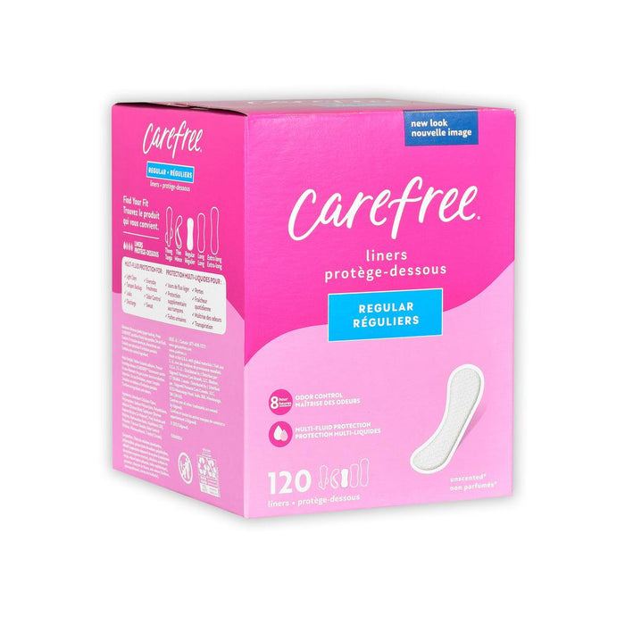 Carefree Panty Liners Regular 120 Units -293260 ebuystt