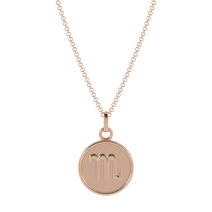 14k Rose Gold / Scorpio (October 23 – November 21)