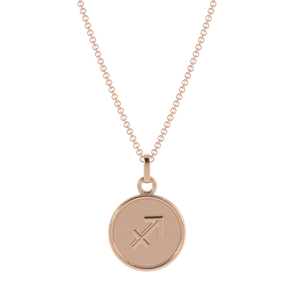 14k Rose Gold / Sagittarius (November 22 – December 21)