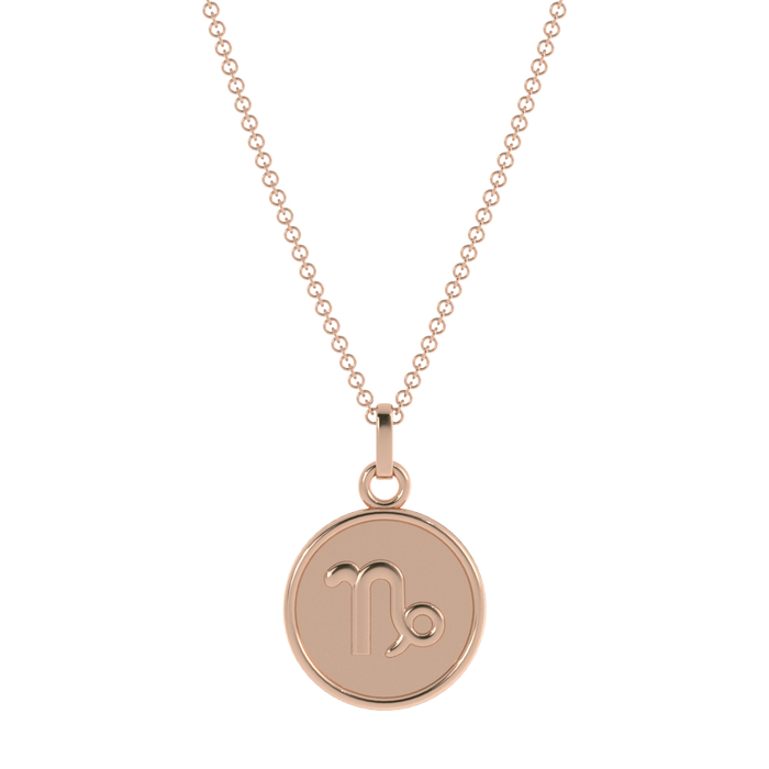 14k Rose Gold / Capricorn (December 22 – January 19)