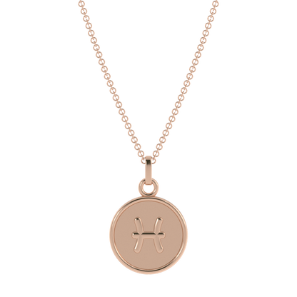 14k Rose Gold / Pisces (February 19 – March 20)