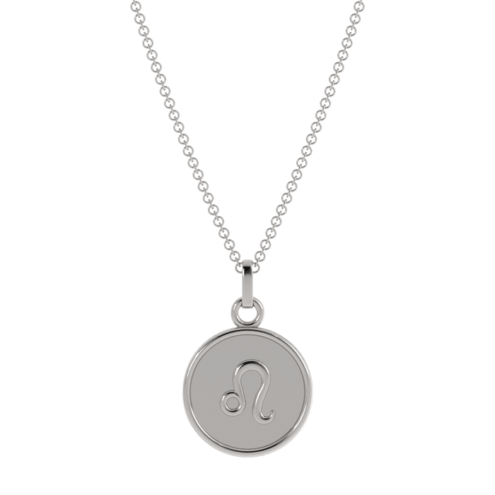 14k White Gold / Leo (July 23 – August 22)