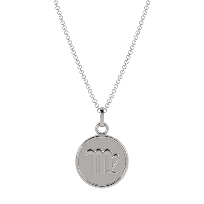 14k White Gold / Virgo (August 23 – September 22)