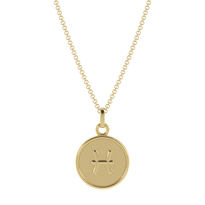 14k Gold Vermeil / Pisces (February 19 – March 20)