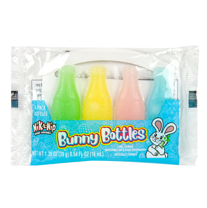 Charms Nik L Nip Bunny Bottles Candy - 18 Count
