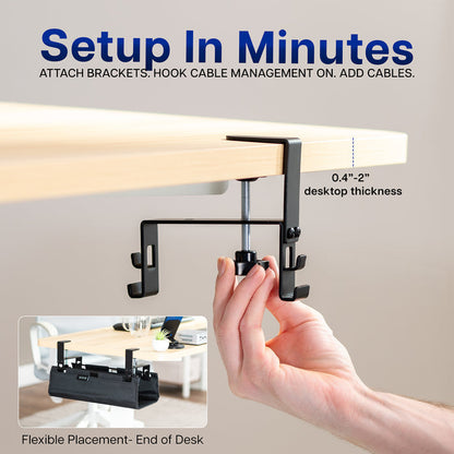 Setup in minutes with the attachment brackets