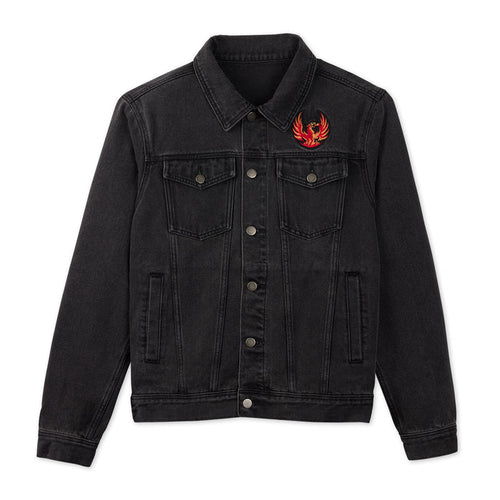 Coachella Valley Firebirds Womens Chenille Denim Jacket