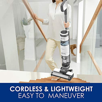 Cordless Wet Dry Vacuum Cleaner, Lightweight, One-Step Cleaning for Hard Floors - Eco Trade Company