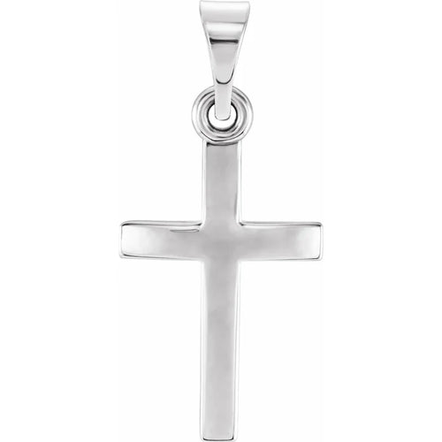 Cross Pendant Sterling Silver 15x7.5