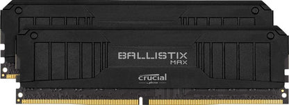 Crucial Ballistix MAX 4400 MHz DDR4 DRAM Desktop Gaming Memory Kit 16GB 8GBx2 CL19 BLM8G44C19U4B Black