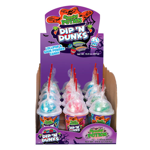 Dip N Dunks Spooky Potion Candy - 12 Count