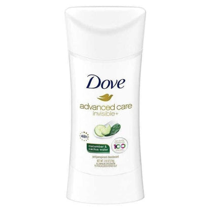 Dove Advanced Care Cucumber and Cactus Water Deodorant 4 Units / 74 g -475070 ebuystt