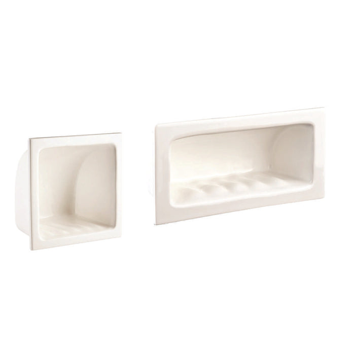DTA Recessed Soap Holder 200 x 100 White