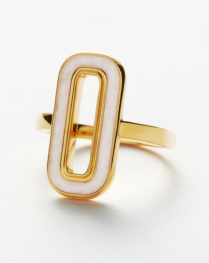 Enamel Haze Ovate Ring Rings Missoma