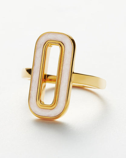 Enamel Haze Ovate Ring Rings Missoma