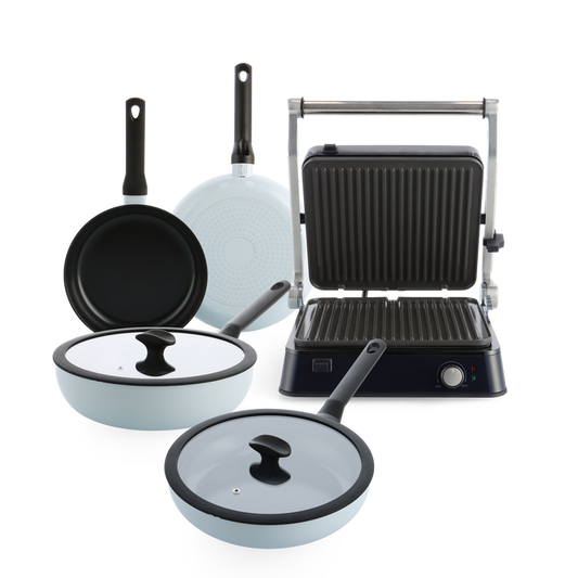 Enjoy Light Blue + Contact Grillset