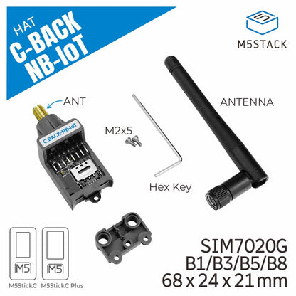 [EOL] C-Back NB-loT Global version (SIM7020G) - m5stack-store