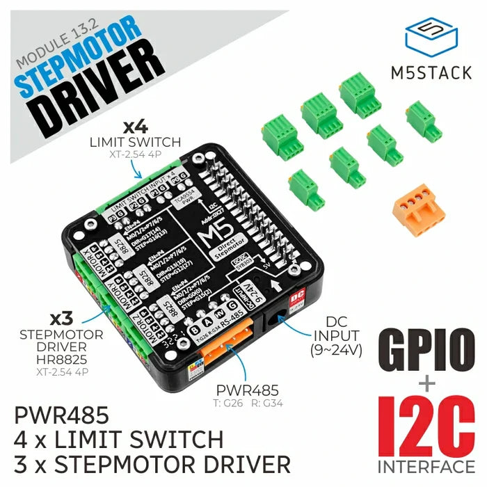 [EOL] Stepmotor Driver Module (HR8825) - m5stack-store