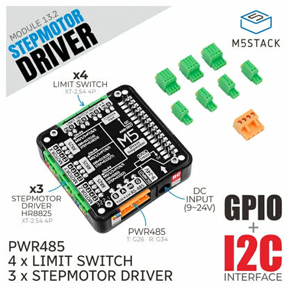 [EOL] Stepmotor Driver Module (HR8825) - m5stack-store