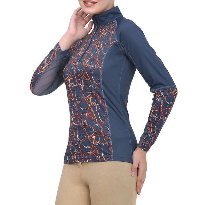 Equine Couture Ladies Snaffle Bridles Sport Shirt