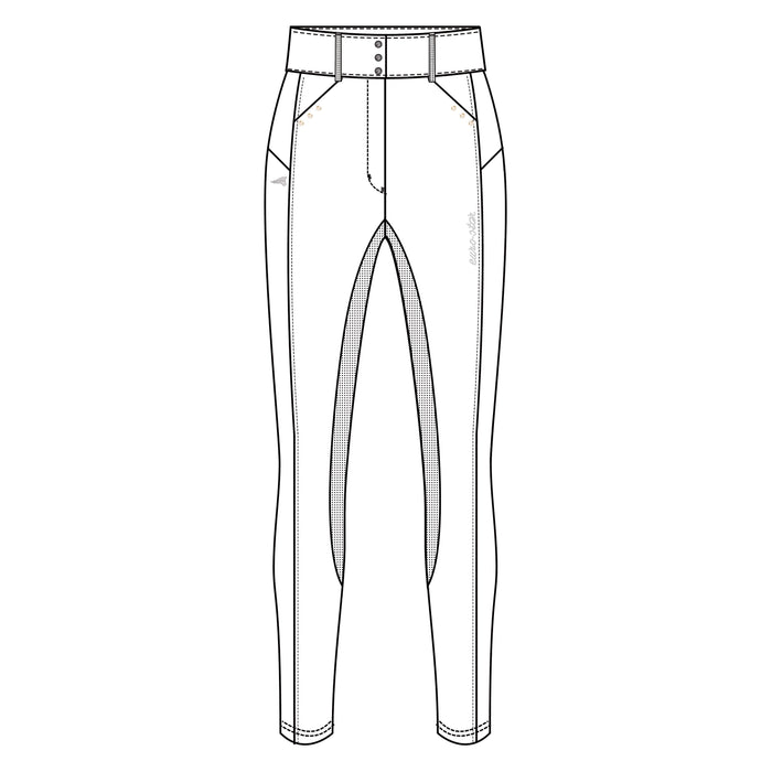 Euro-Star Riding Breeches ESAurelia Comp Grip Connect Full Grip
