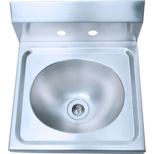 Evia Titan Hand Basin Splash Back (Round Bowl) 418 x 406 x 320mm