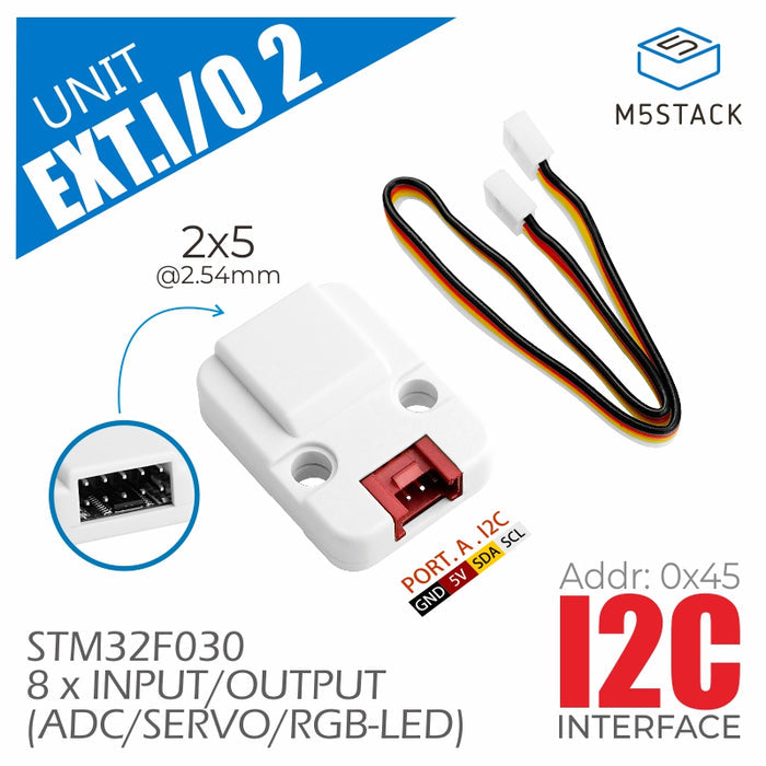 Extend I/O Unit 2 (STM32F0) - m5stack-store