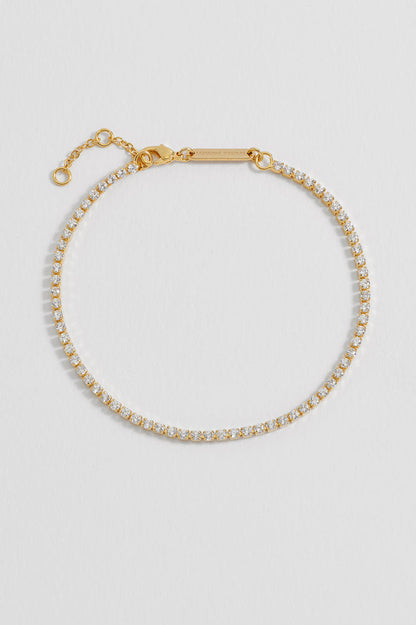 Fine CZ Tennis Bracelet