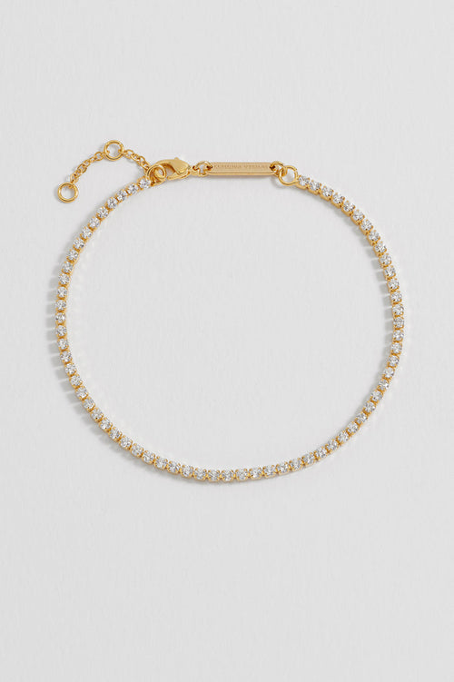 Fine CZ Tennis Bracelet
