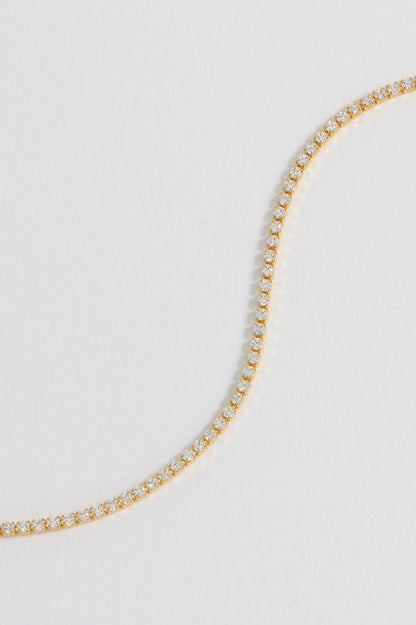 Fine CZ Tennis Bracelet