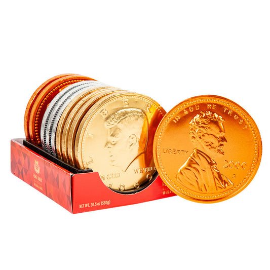 Fort Knox Huge Coins Medallions Chocolate Candy - 10 Count